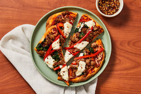 Beef and Ricotta Flatbreads