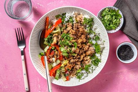 Cal Smart Sesame Pork Bowls