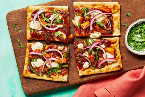BBQ Pineapple Flatbreads
