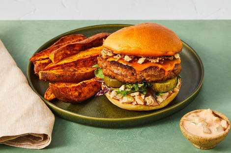 Crunchy Beef Burgers