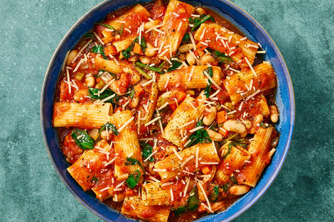 Italian-Inspired Sausage and Pasta e Fagioli