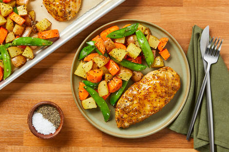 Sheet Pan Apricot-Glazed Chicken