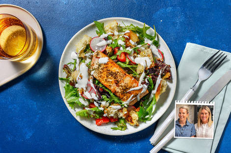 Salade de crevettes à l’aneth et à l’ail
