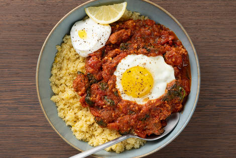 Shawarma-Spiced Chorizo Stew 