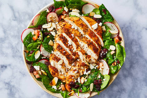 Cajun Chicken and Cranberry Salad