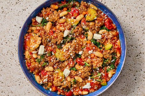 Tomato, Sausage and Bean Stew