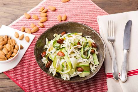 Warm Green Goddess Chicken Salad