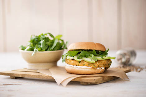 Haloumi Veggie Burger