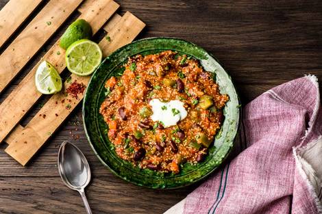 One-Pot Vegetarian Chilli