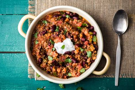 One Pot Vegetarian Chilli