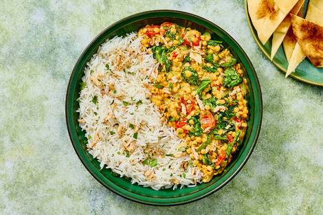 Spicy Coconut Chicken Dal