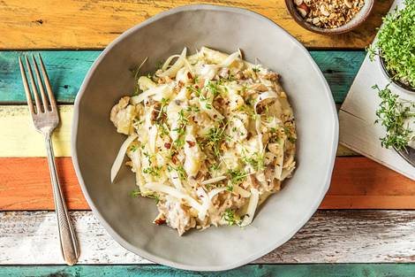 Casarecce à la crème de chou-fleur