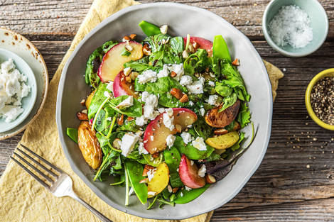 Kaiserschoten-Feta-Salat
