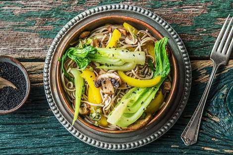 Sobanudel-Gemüse-Topf