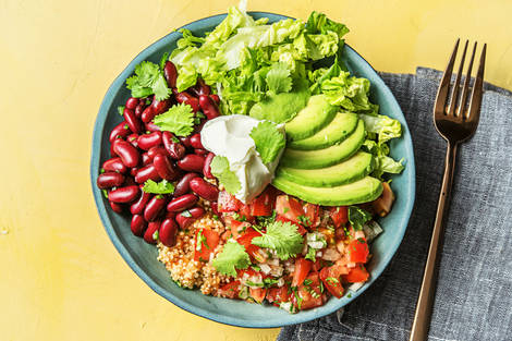 Burrito Bowl! Tomaten-Quinoa
