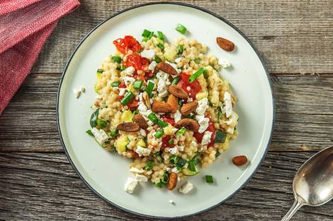 Orge mondé aux légumes rôtis