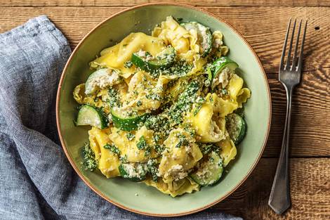 Hello Agnolotti! Basilikum-Pasta-Taschen