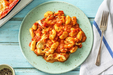 Mediterraner Gnocchi-Auflauf