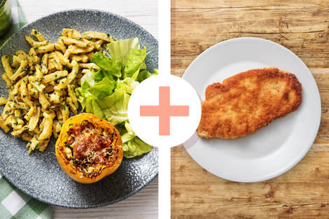 Herzhafte Kräuter-Käse-Spätzle