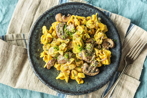 Fiorelli! Pastataschen mit Pilzfüllung