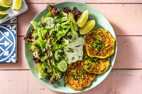 Zucchini-Käse-Puffer