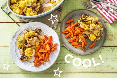 Hähnchen-Champignon-Pie