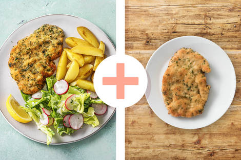 Knuspriges Kräuterschnitzel