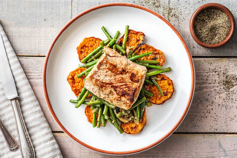 Schweinefilets mit Honig-Thymian-Soße