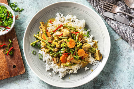 Buntes Kokos-Gemüse-Curry