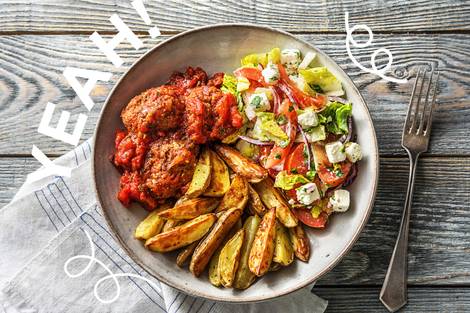 Bifteki! Griechische Hackbällchen