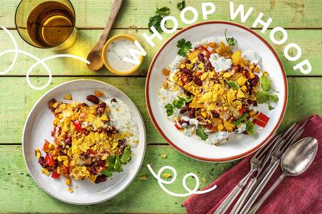 Mexikanischer Auflauf mit Tortilla-Chips