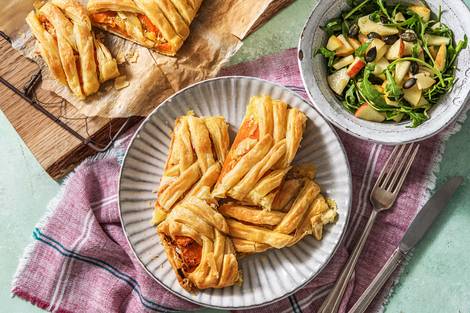 Dukkah-Karotten-Strudel