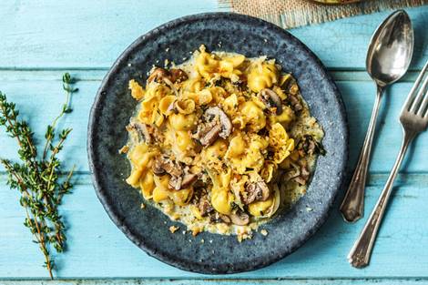 Fiorelli! Pastataschen mit Pilzfüllung