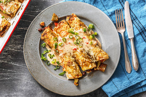 Salsa Verde Enchiladas