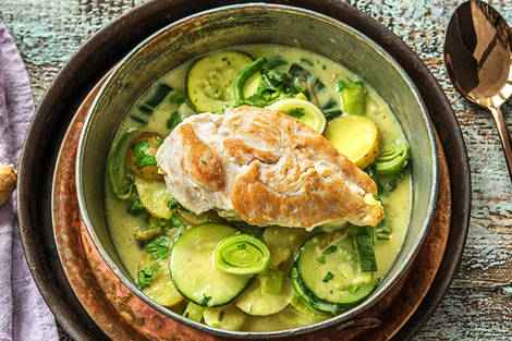 Cremiger Hähnchen-Kartoffel-Eintopf