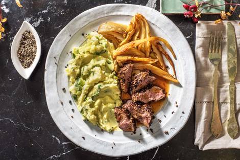 Pepper Crusted Venison