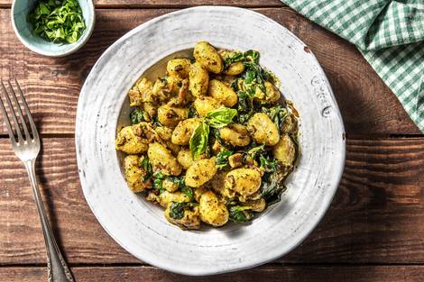 Herzhafte Gnocchipfanne mit Bacon