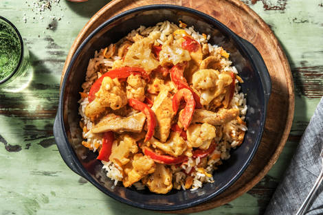 Scharfes Hähnchen-Kokos-Curry