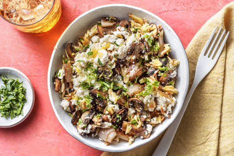 Orzo aux échalotes poêlées