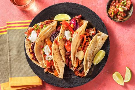 Tacos mit vegetarischem Chili