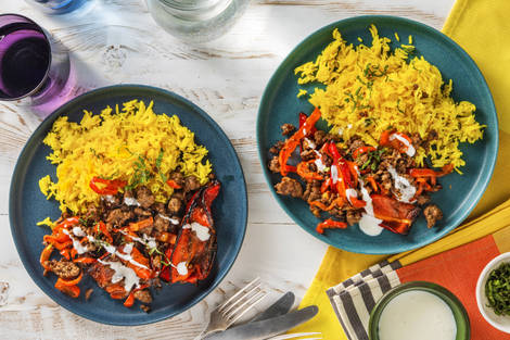 Poivron pointu farci à l’agneau haché