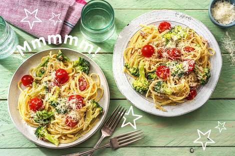 Blitzschnelle Pasta nach Carbonara-Art