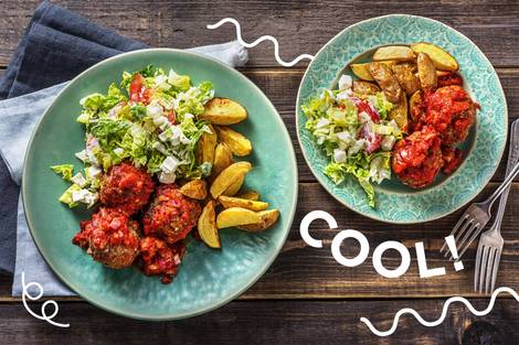 Mediterrane Hackbällchen