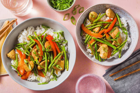 Asiatische Hähnchenpfanne