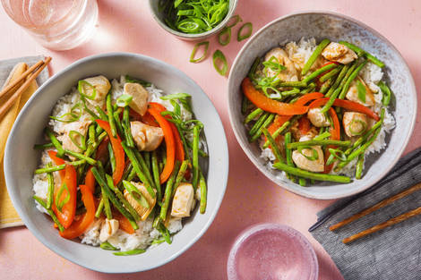 Asiatische Hähnchenpfanne