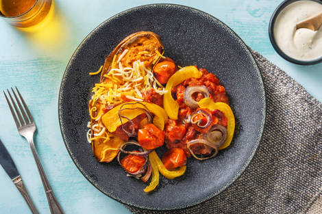 Chili-Süßkartoffel-Kumpir