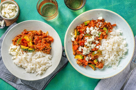 Zucchini-Hackfleisch-Pfanne