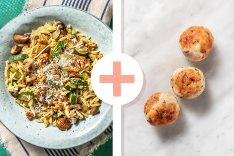 Champignonrisotto van orzo