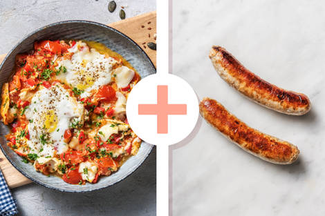 Chakchouka au fromage de chèvre