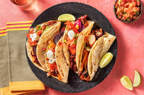 Tacos mit vegetarischem Chili